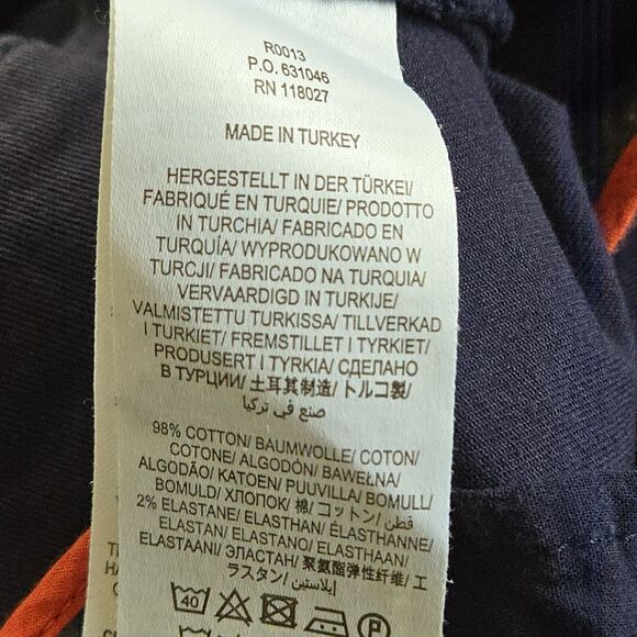 Boden Chinos Womens 18 Dark Blue Button Fly Ankle Pants Casual Preppy Minimalist - Picture 11 of 11